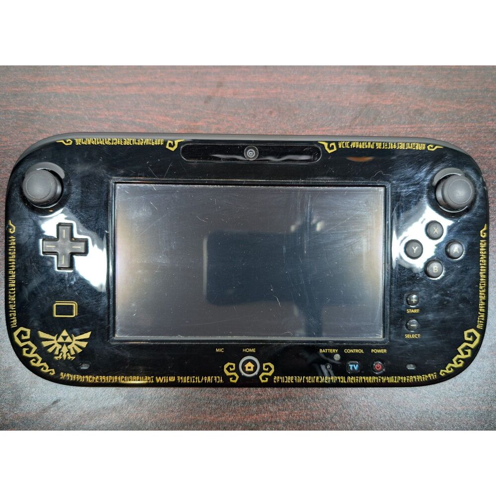 Nintendo Wii U Wind Waker HD Deluxe 32GB Console Zelda GamePad Tested - Picture 2 of 7